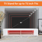 LED TV Stand Modern Entertainment Center with Storage High Gloss Gaming