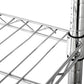 7 Tier Wire Shelving Unit 2450 LBS NSF Height Adjustable Metal Garage Storage Shelves with Wheels Chrome