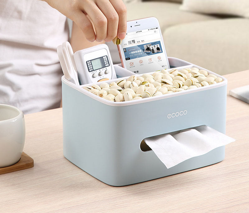 Desktop tissue box, multifunctional home storage box, paper drawer box