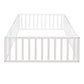 Full Size Wood Daybed Frame with Fence White(OLD SKU:WF289662AAK)