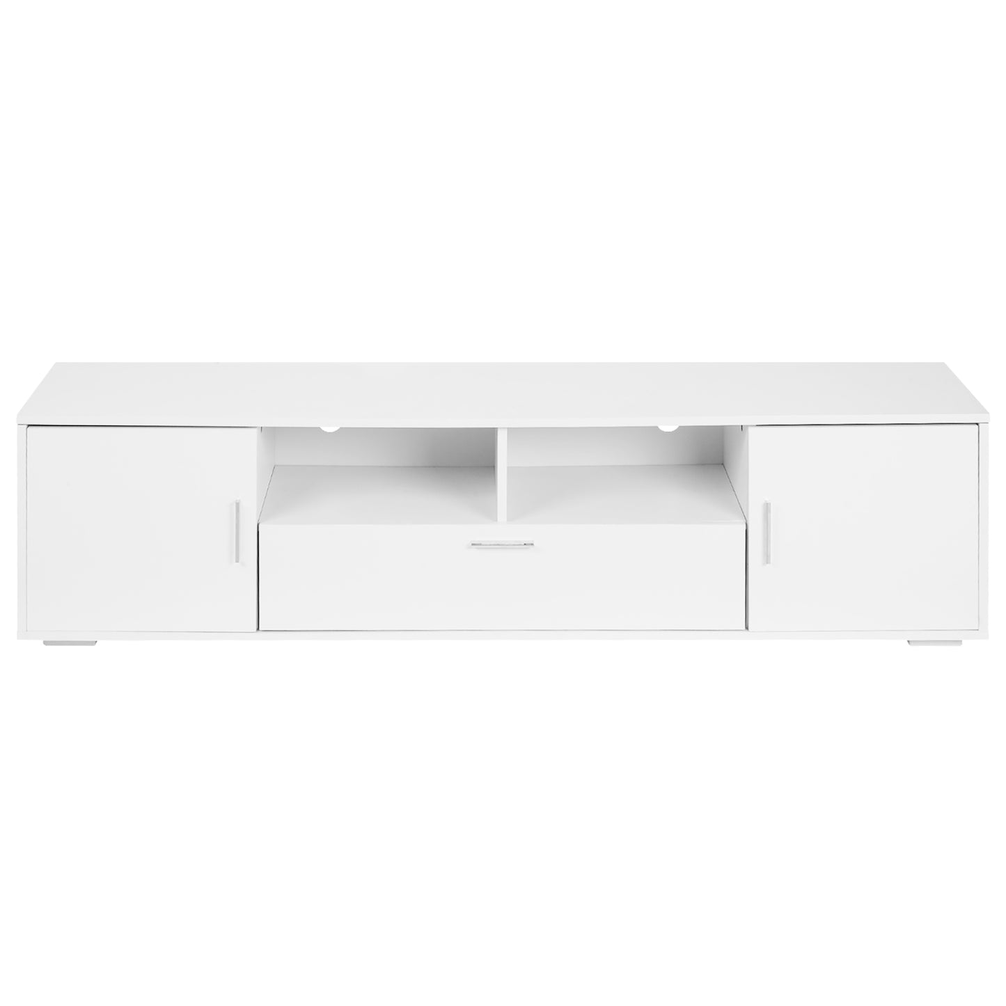 Modern TV stand with LED Lights Entertainment Center TV cabinet with Storage for Up to 75 inch