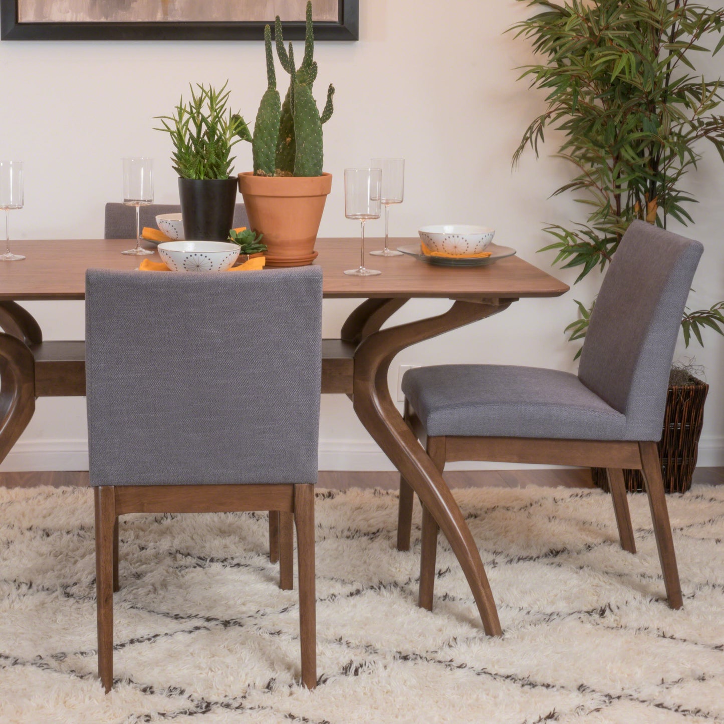 Juego de 2 sillas de comedor, diseño moderno para cocinas y comedores