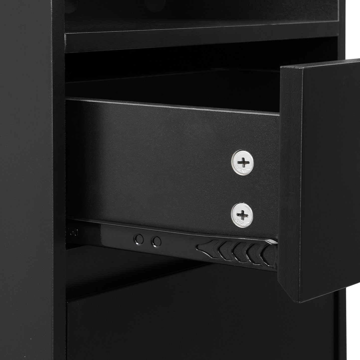 39.3"W x 70.8"H Multifunctional Corridor Shoe Cabinet with Soft Padded Nail Board and Black Hanger