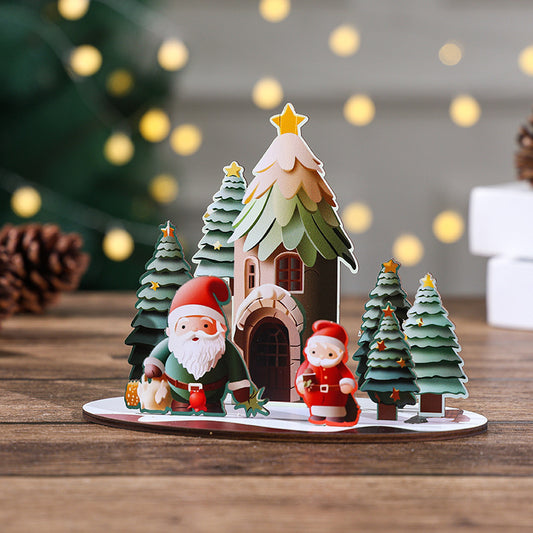 Wooden Craft House – Santa Workshop Edition