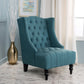 Upholstered Wingback Chair, Classic and Comfortable Design for Living Rooms and Bedrooms