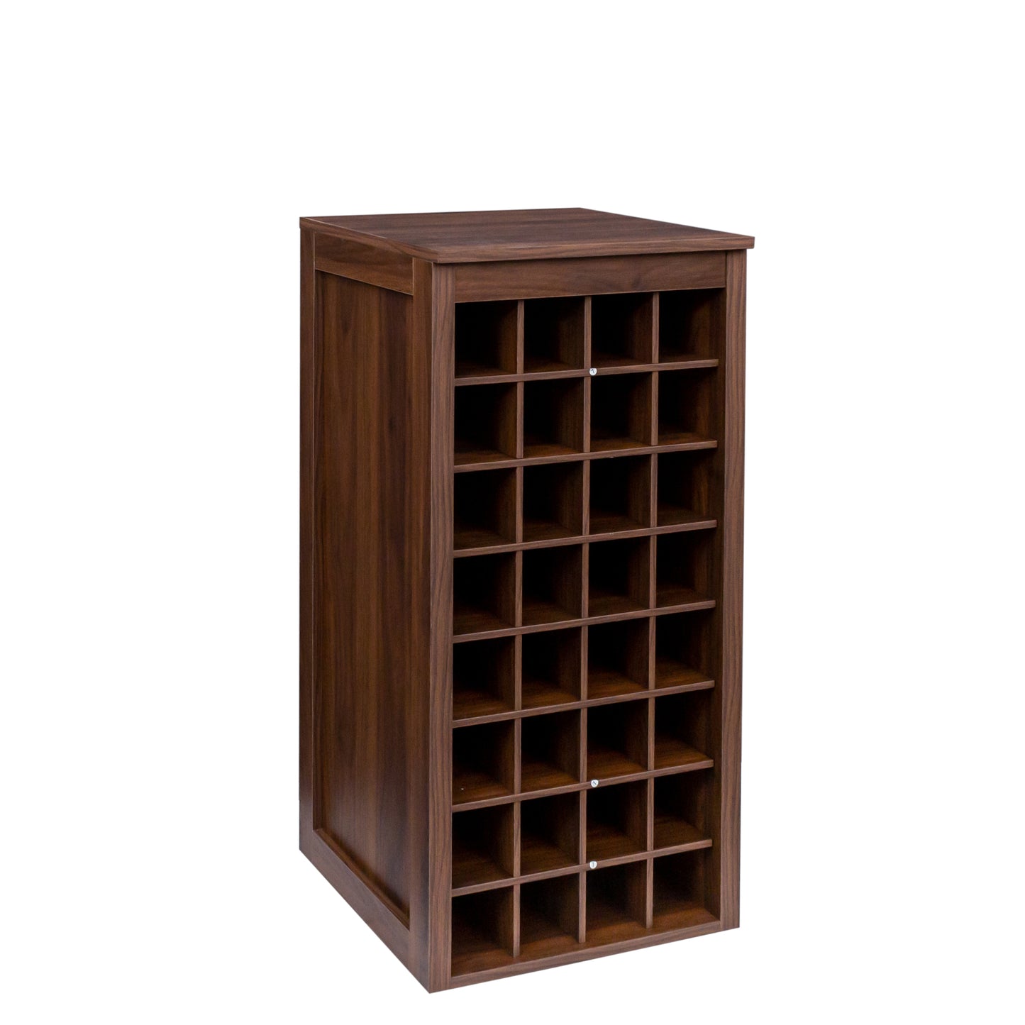 brown walnut color modular 32 wine bar cabinet Buffet Cabinet