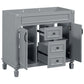 36" Bathroom Vanity Cabinet Only, Modern Storage with 2 Soft-Closing Doors and 2 Drawers