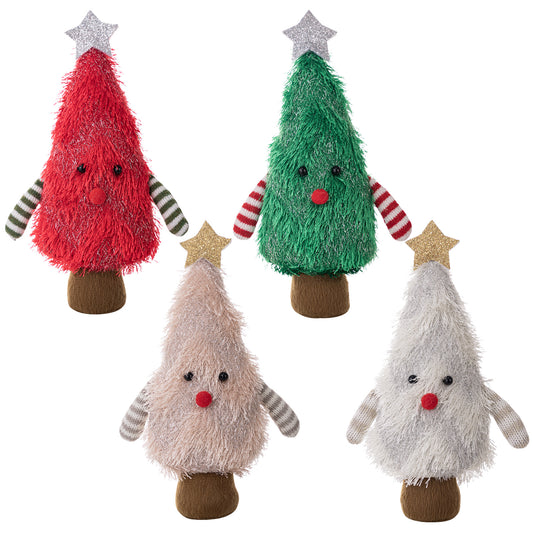 Creative Christmas tree shaped figurine decorations for Christmas