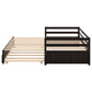 Twin or Double Twin Daybed with Trundle Espresso