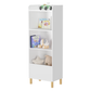 Kids 4-Tier Bookcase Children's Book Display Bookshelf Toy Storage Cabinet Organizer for Children's Room Playroom