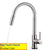 304 stainless steel kitchen faucet, hot and cold water pull-out vegetable basin sink faucet