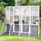 Greenhouse Wooden Lean to Greenhouses for Outdoors Heavy Duty Walk in Green House for Outside Winter