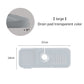 Silicone Drain Pad Faucet Drain Pad Kitchen Countertop Sink Drain Splash Proof Device