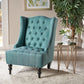 Upholstered Wingback Chair, Classic and Comfortable Design for Living Rooms and Bedrooms