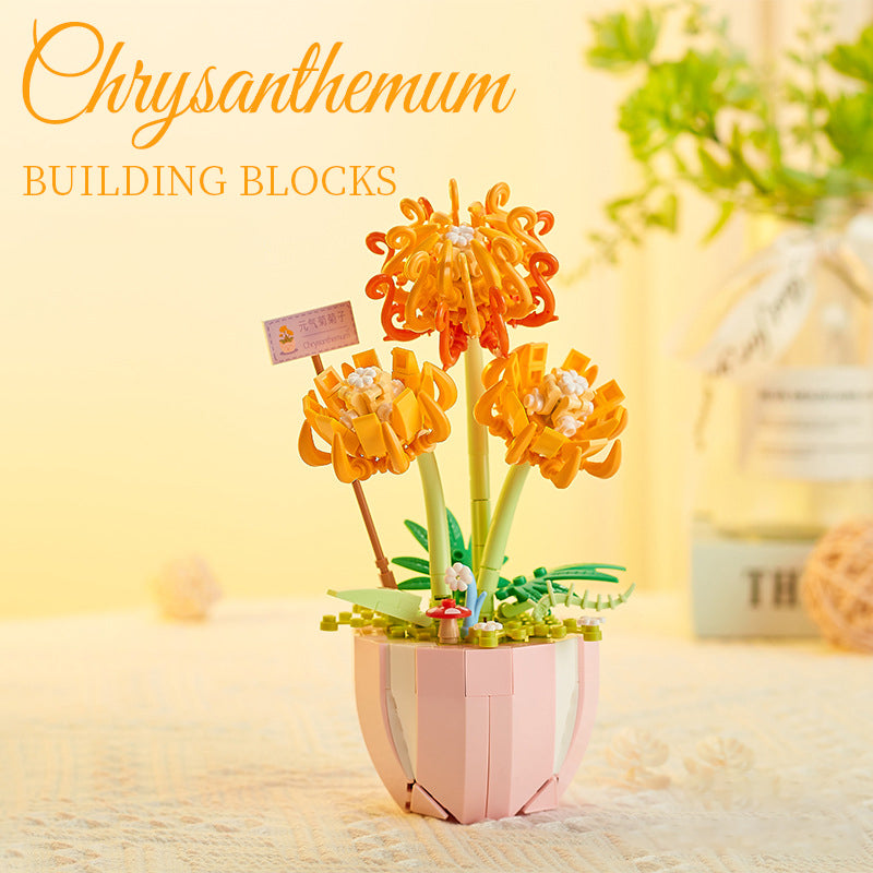 Succulent Blocks Assembled Plants Simulation Bouquet Potted Children's Toys Creative Ornaments Model