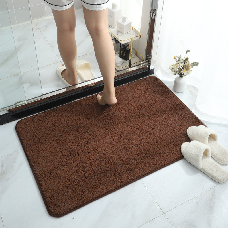 Bathroom Floor Mat Absorbent Door Mat Bathroom Non-Slip Mat Into The Home Bathroom Thickened Washable Mat