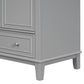 30inchgrey Bathroom Vanity with Sink ComboMulti-functional Bathroom Cabinet with Doors and Drawer Solid Frame and MDF Board