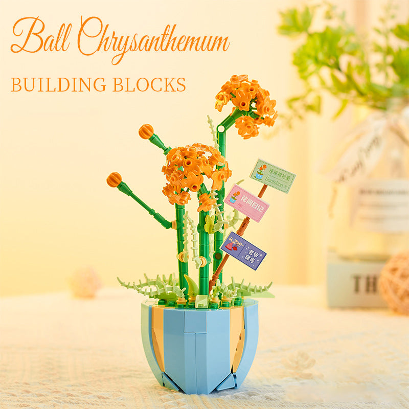 Succulent Blocks Assembled Plants Simulation Bouquet Potted Children's Toys Creative Ornaments Model