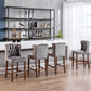 A&A Furniture Counter Height Bar Stools Upholstered