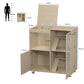 Used for small animal cages with 4 layers of cage wood and window storage cabinets, the top can be opened