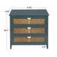 3 Drawer Cabinet Natural rattan American Furniture Suitable for bedroom living room study