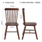 4 dining chairs, walnut wood, rubberwood material, dining chairs, solid wood chairs, solid wood dining table chairs