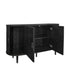 4-Door Storage Cabinet with Adjustable Shelves, TV Stand Console for Living Rooms and Bedrooms