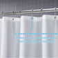 Bathroom Shower Lining Frosted Plastic Extra Long Shower Curtain Liner With Magnet Metal Eyelets Thickened Shower Curtain