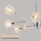 Modern Crystal Chandeliers, 9 Lights Chrome Chandelier for Living Room Bedroom (Bulbs Not Included)