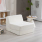 Folding Sofa Bed Couch Unfold for comfortable nap Modular Play Couch for Living Room The office Room Playroom White color