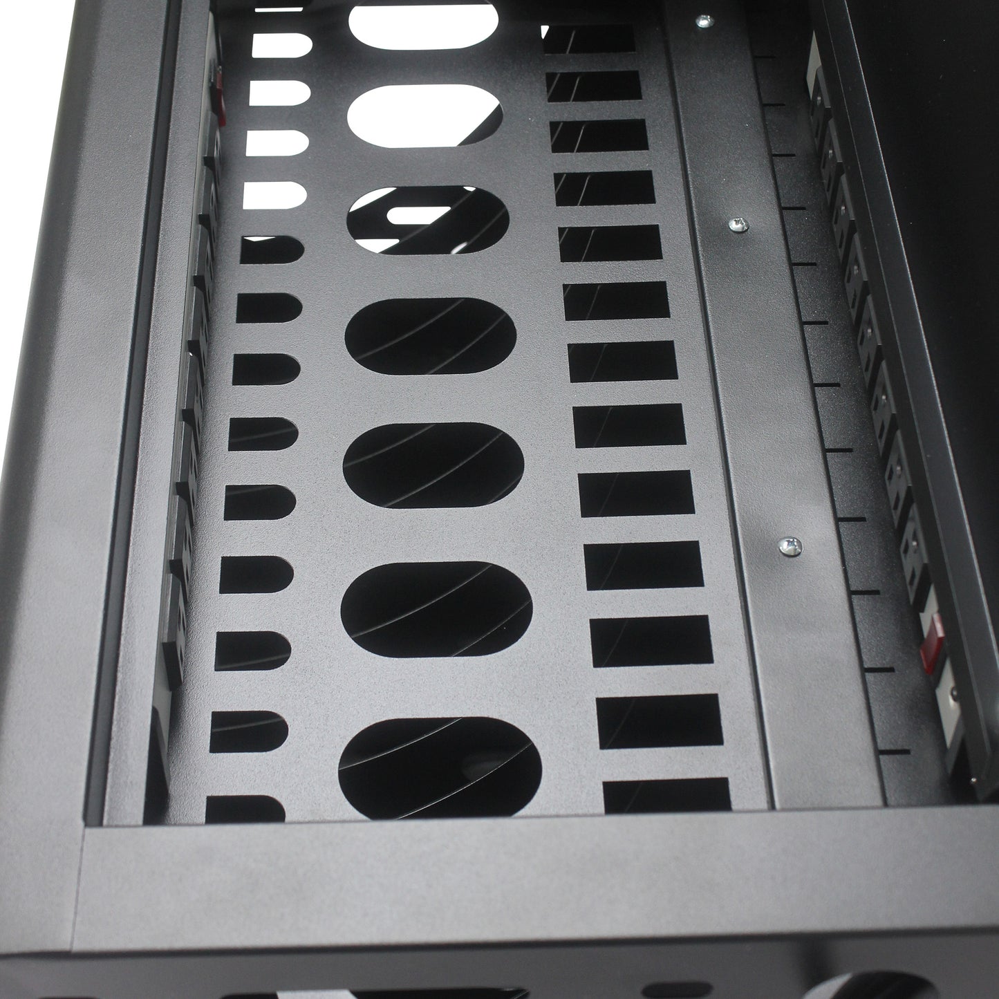 16-Bay Charging Cabinet for Laptops and Chromebooks, Locking Charging Station for Offices