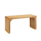 Dining Bench and Table Set, Pine Wood Design for Entryways, Living Rooms, and Kitchens