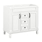 36" Bathroom Vanity Cabinet Only, Modern Storage with 2 Soft-Closing Doors and 2 Drawers