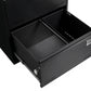 Filing Cabinet Lateral File Cabinet 3 Drawer Blcak Locking Metal File Cabinets Three Drawer