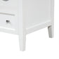 Bathroom Vanity with Sink, Bathroom Vanity Cabinet with One Drawer and Doors, Adjustable Shelf, Solid Wood and MDF, White