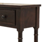 TREXM Console Table with 2 Storage Drawers and Bottom Shelf, Easy Assembly for Living Rooms and Entryways, Espresso