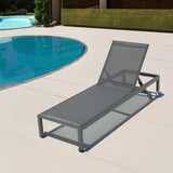 Cape Coral KD Chaise Lounge, Set of 2 in Gray, Perfect for Outdoor Relaxation