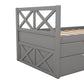 Multi-Functional Daybed with Drawers and Trundle, Gray