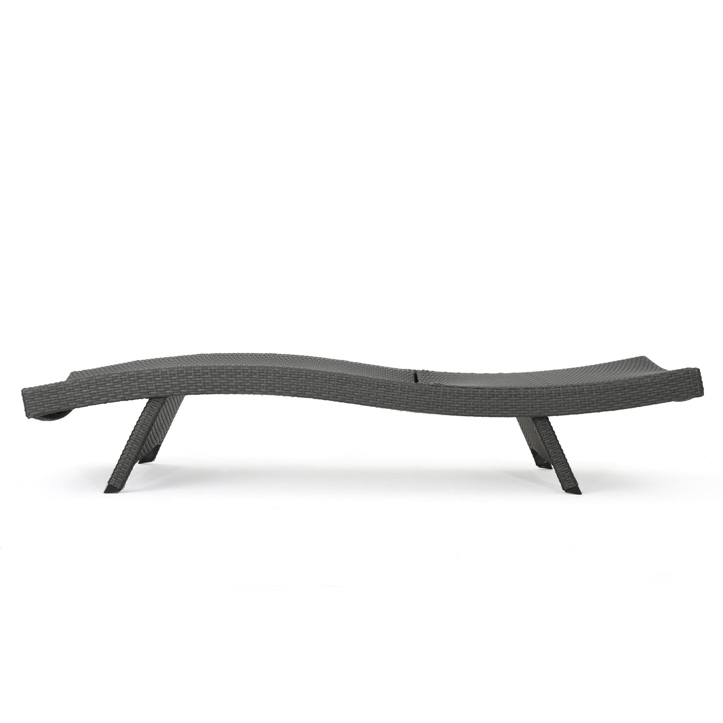 Salem PE Wicker Chaise Lounge, Perfect for Outdoor Relaxation and Lounging