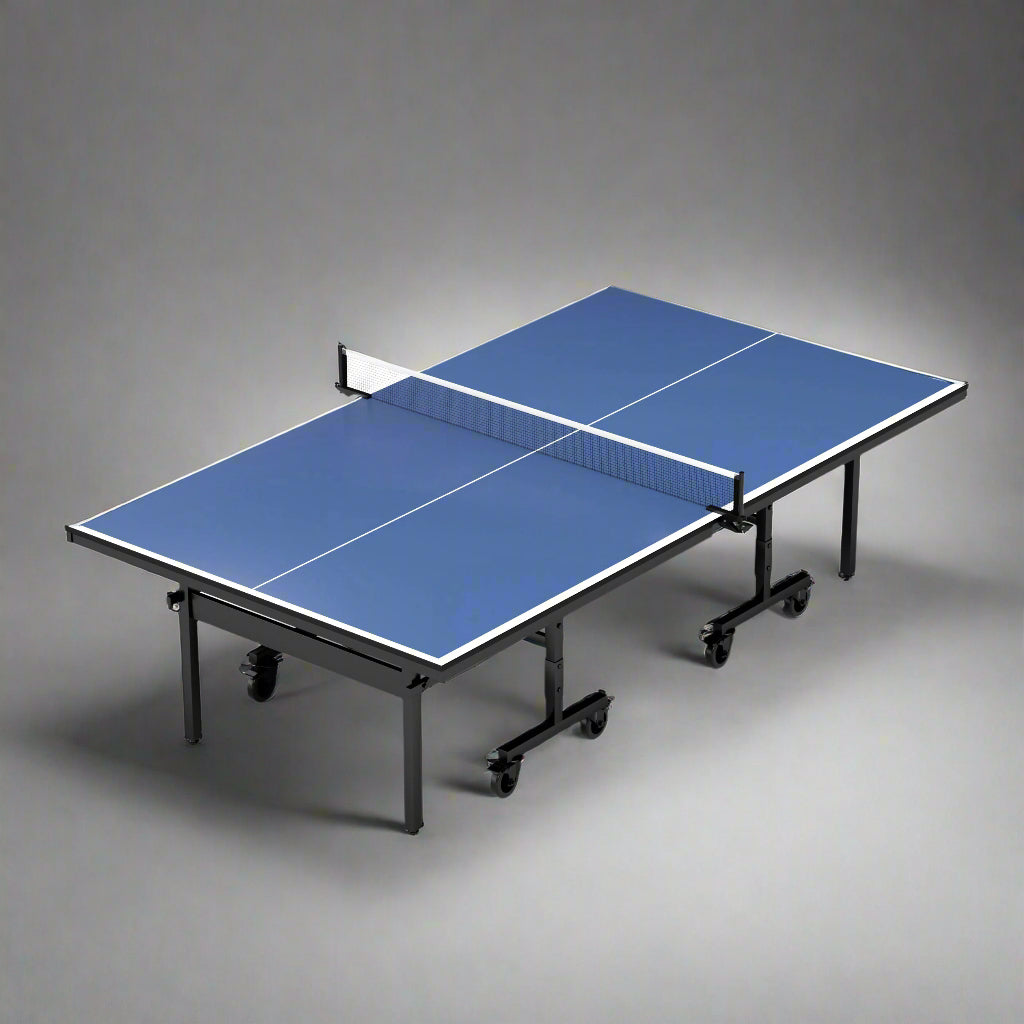 Professional 15mm MDF Indoor Table Tennis Table with Net and Rackets, 108" x 60" x 30"