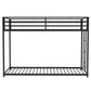 Adam Twin over Twin Metal Bunk, Black