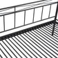 Twin Size Metal Daybed with Trundle Daybed with Slat No Box required Black