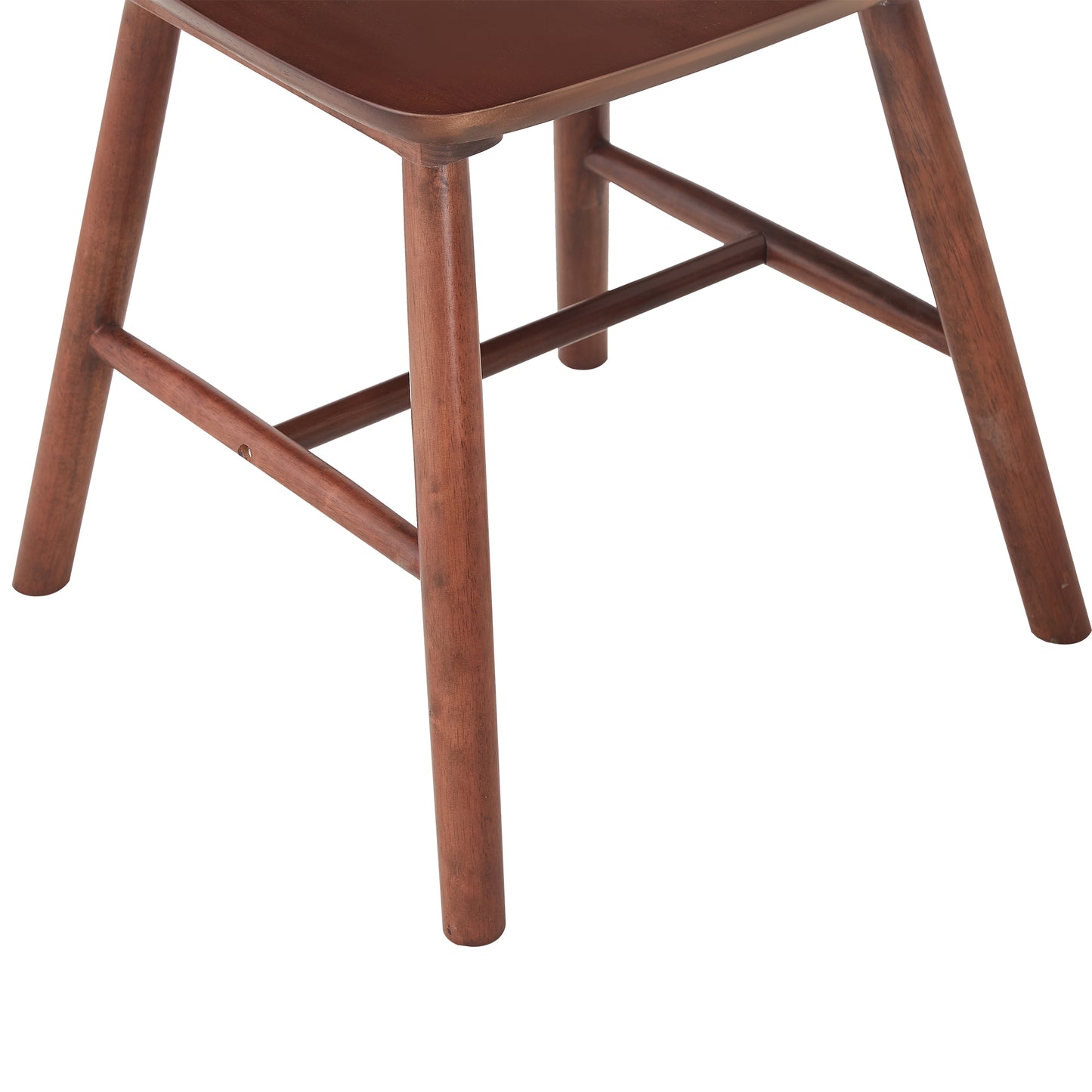 4 dining chairs, walnut wood, rubberwood material, dining chairs, solid wood chairs, solid wood dining table chairs