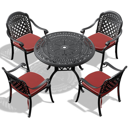 5-Piece Aluminum Patio Furniture Set
