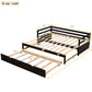 Twin or Double Twin Daybed with Trundle Espresso