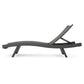 Salem PE Wicker Chaise Lounge, Perfect for Outdoor Relaxation and Lounging