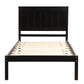 Platform Bed Frame with Headboard, Wood Slat Support, No Box Spring Needed Twin  Espresso