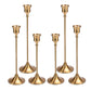 Brass Candle Holder Sample House Wedding Props Scandinavian Style Romantic Candlelight Dinner Creative Desktop Ornaments