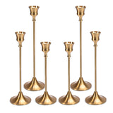 Brass Candle Holder Sample House Wedding Props Scandinavian Style Romantic Candlelight Dinner Creative Desktop Ornaments