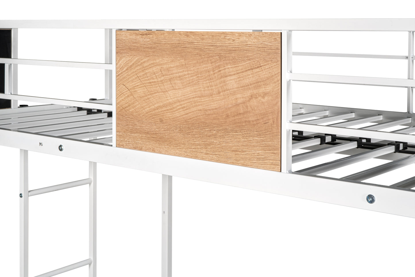 Metal Twin over Full Bunk Bed with Trundle